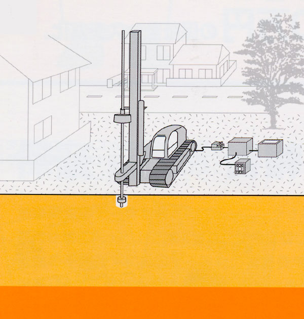 柱状改良工事のイメージ画像